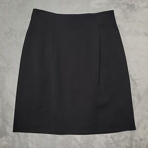 Preview Collection Skirt Womens 4 Black Pencil Career Office Professional Formal